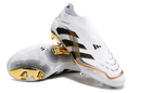 BOTA DE FUTBOL ADIDAS PREDATOR TONGUE FG ELITE - BLANCO/DORADA