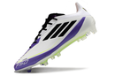 BOTA DE FUTBOL ADIDAS F50 ELITE FG - BLANCO/AZUL - Messi
